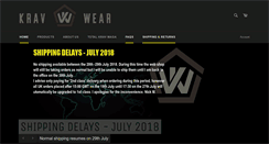 Desktop Screenshot of kravwear.com